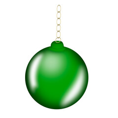 Boule de Noël verte - 677295045