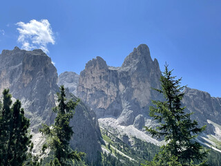 landscape in the dolomites, Italy