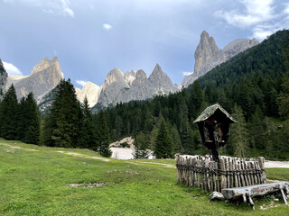landscape in the dolomites, Italy