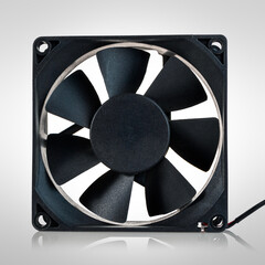 home computer or server cooling fan isolated