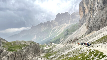 landscape in the dolomites, Italy