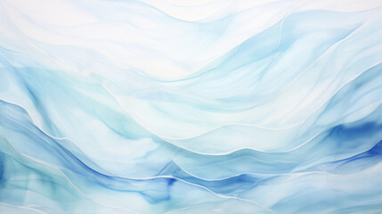 Obraz premium Abstract light blue wave background