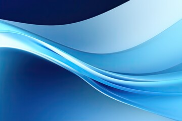 Abstract blue waves with a smooth gradient.