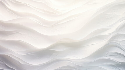 Obraz premium Abstract white wave background