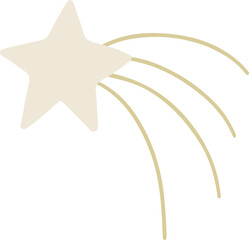 Obraz premium Star vector flat illustration.