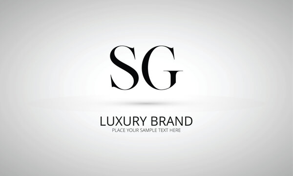SG S sg initial logo | initial based abstract modern minimal creative logo, vector template image. luxury logotype logo, real estate homie logo. typography logo. initials logo