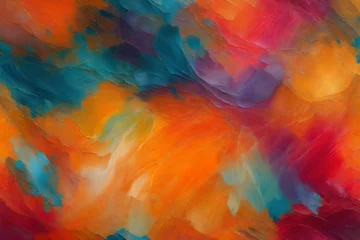 Fotobehang Mix van kleuren abstract watercolor background