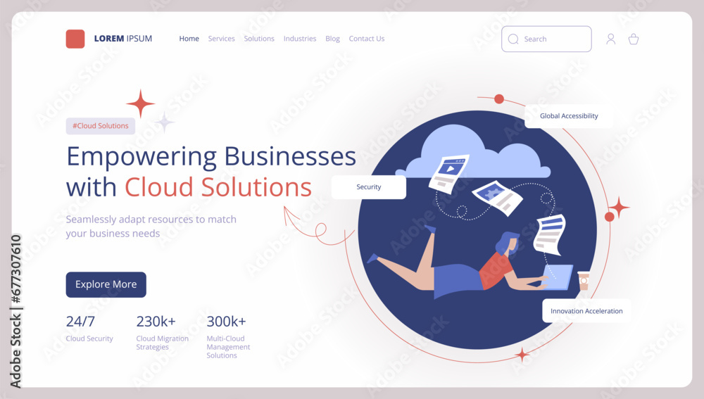 Poster cloud storage. a digital service or application that transfers data to a server or hosting service. 