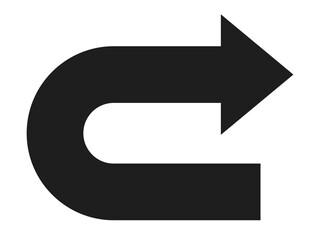 Simple arrow icon Directional symbols