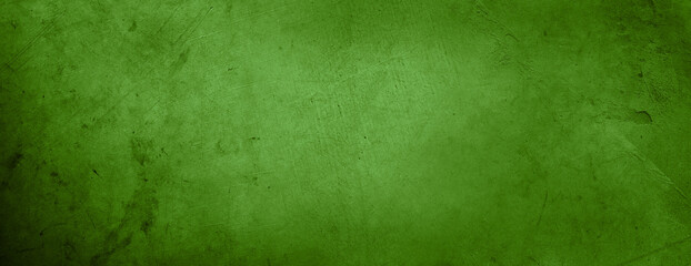 Green concrete wall