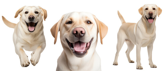 Collection of Golden Retriever -  Transparent Background