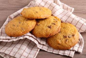 Homemade chocolate chip cookies