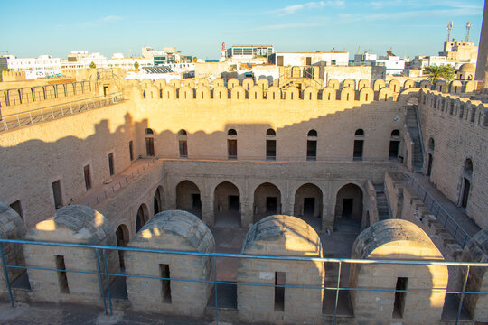 Ribat of Sousse, oldest Islamic monument in north Africa, Sousse Tunisia 