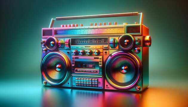 Retro Music Boombox 