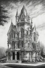 Illustration of Gothic architecture