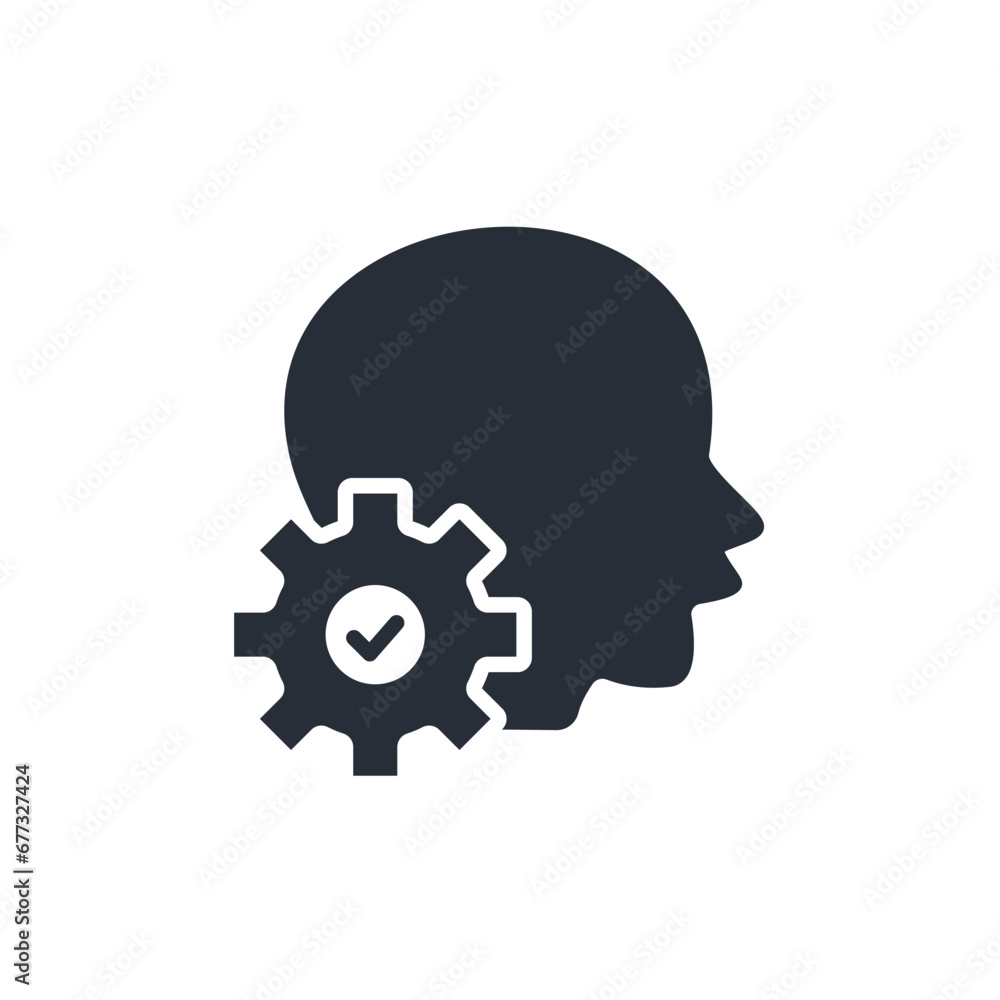 Poster interpretation icon. vector.editable stroke.linear style sign for use web design,logo.symbol illustr