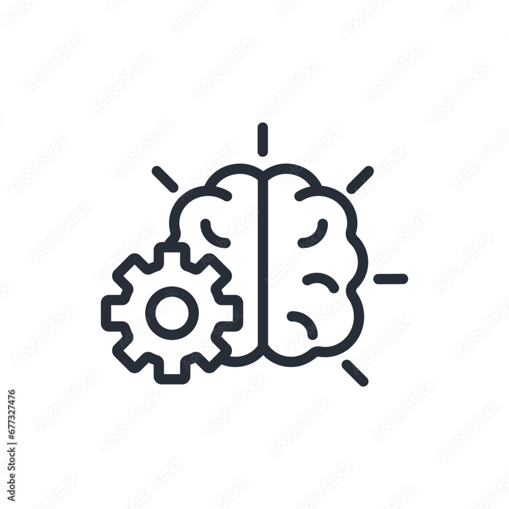Poster logic icon. vector.editable stroke.linear style sign for use web design,logo.symbol illustration.