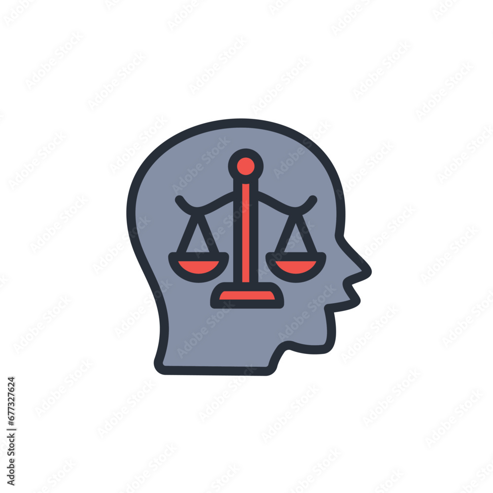 Poster rationality icon. vector.editable stroke.linear style sign for use web design,logo.symbol illustrati