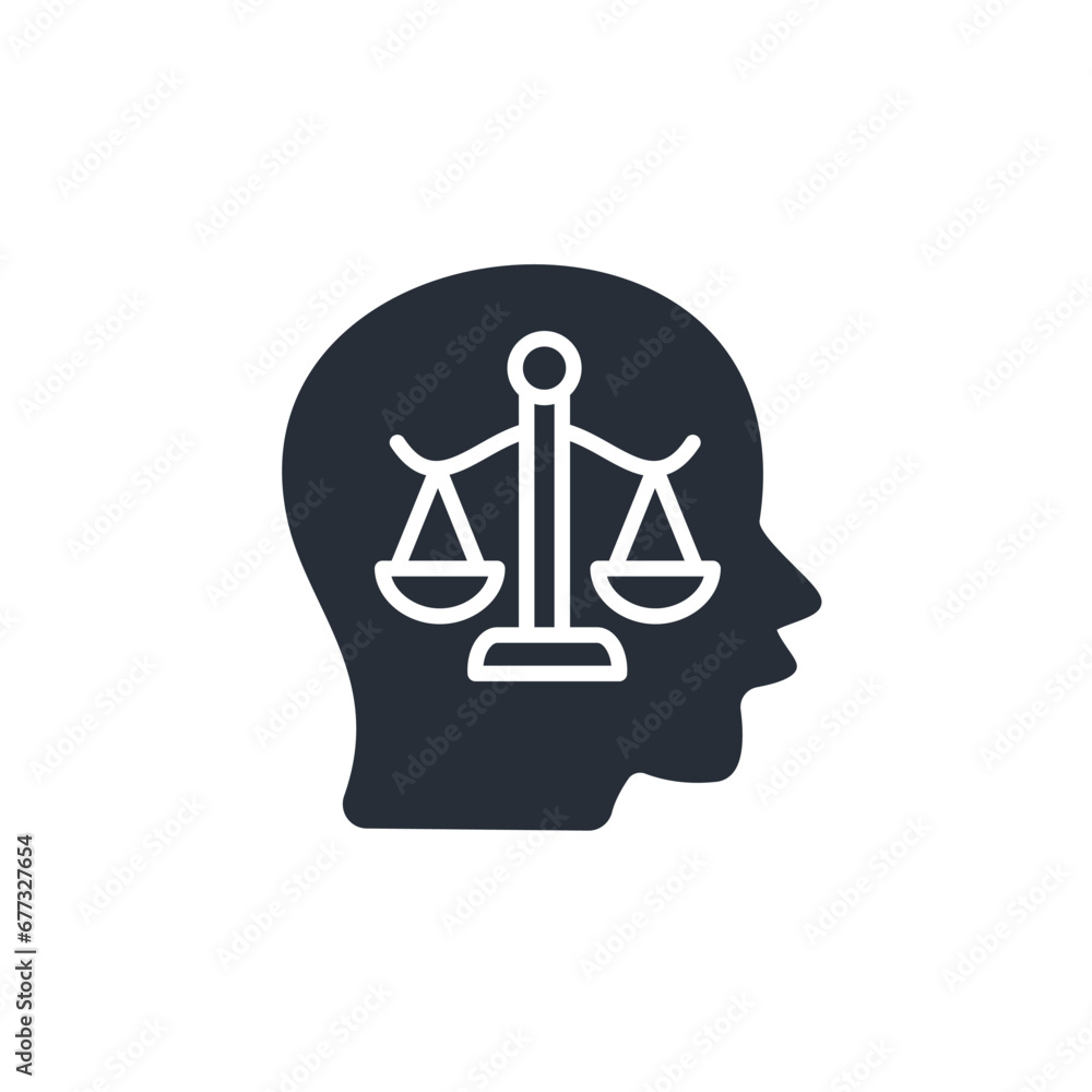 Poster rationality icon. vector.editable stroke.linear style sign for use web design,logo.symbol illustrati