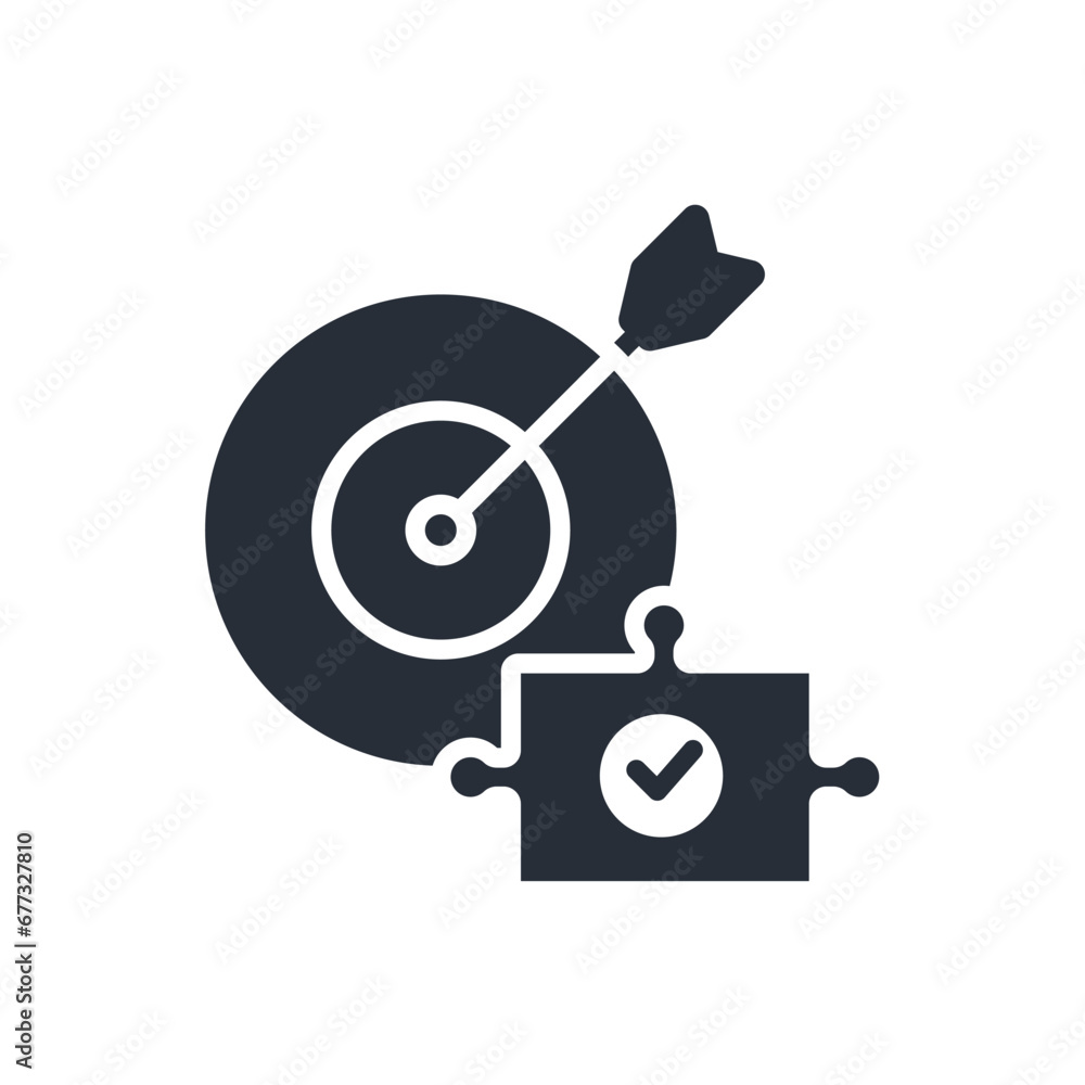 Poster solution icon. vector.editable stroke.linear style sign for use web design,logo.symbol illustration.