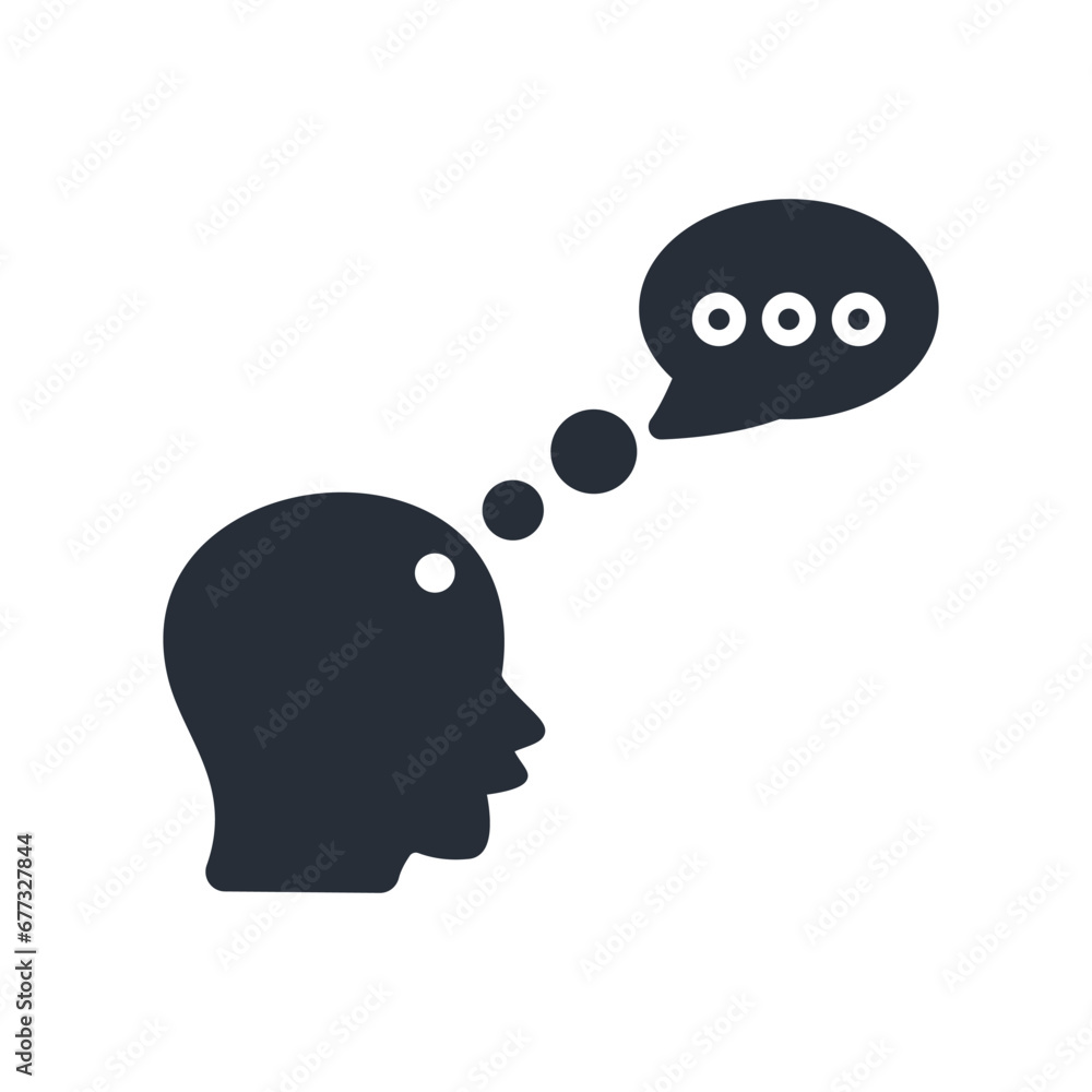 Poster think icon. vector.editable stroke.linear style sign for use web design,logo.symbol illustration.