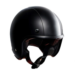 Fototapeta premium Black motorcycle helmet sport equipment