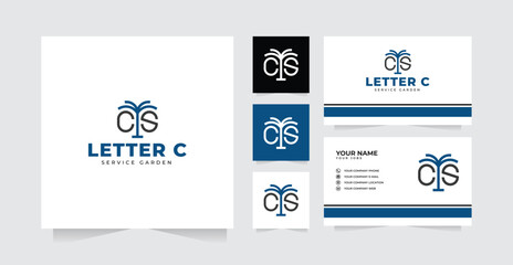 Letter C logo design vector template-02 - obrazy, fototapety, plakaty