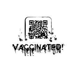 a QR code about vaccination