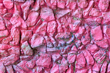 Graffiti, Wall, Abstract, Background, Pink, stones, Texture 