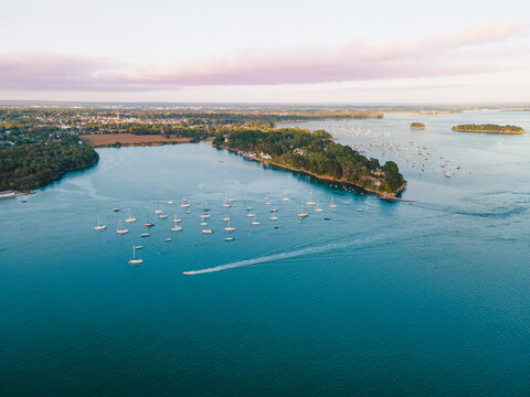 Coucher de soleil sur le Golfe du Morbihan