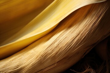 Banana fiber closeup with natural light