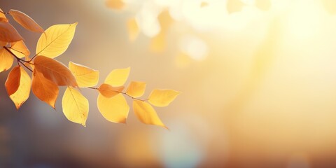 Glowing Autumn Splendor, Generative AI