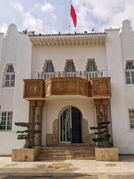Facade of the town hall of Nador, Morocco