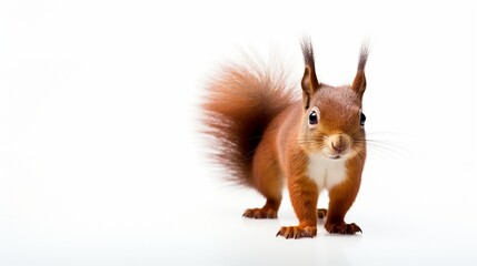 squirrel isolated on white background 
