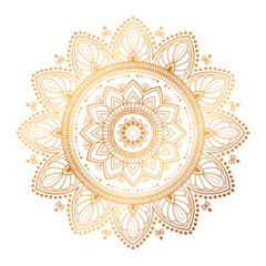 Gordijnen Mandala PNG Ornamental Geometric luxury mandala pattern design  © GFXhouse