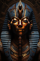 Egyptian King Pharaoh Eye of Horus God of Ancient Egypt made with Generative AI