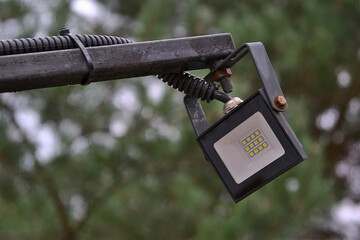 LED lighting in the park