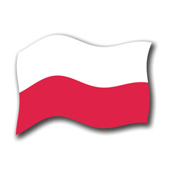 Bandiera Polonia - obrazy, fototapety, plakaty