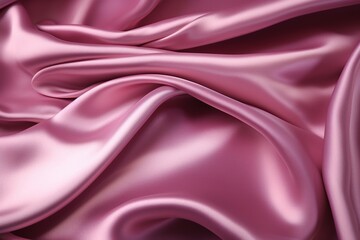 Obraz premium Close-up of satin fabric gently draped