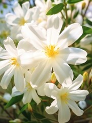 white jasmine flower
