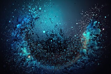 Abstract blue background with space for text