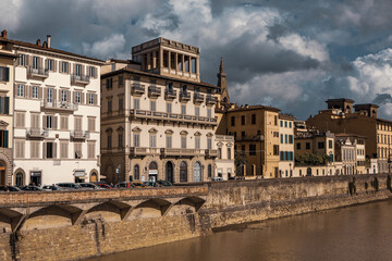 Fototapeta na wymiar Architecture of the Historic Centre of Florence, Tuscany, Italy 