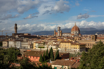 Obraz premium Architecture of the Historic Centre of Florence, Tuscany, Italy 
