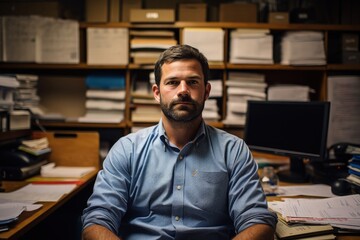 Obraz premium Documentary-style portraits featuring rustic hues at traditional multi-ethnic workplaces 