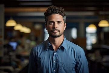 Obraz premium Documentary-style portraits featuring rustic hues at traditional multi-ethnic workplaces 