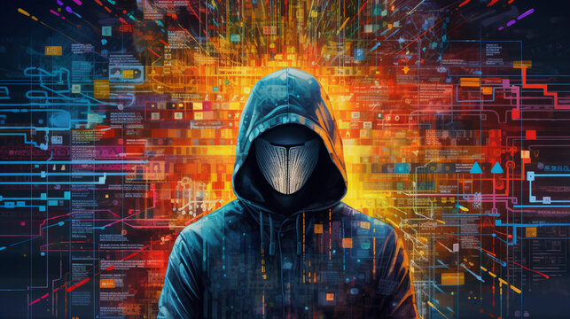 Hacker: The typical image of a hacker