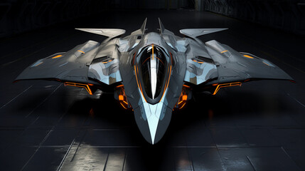 The Futuristic Fighter Jet Vanguard