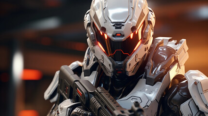 The Futuristic Robotic Soldier