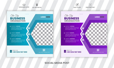 creative business digital marketing agency and creative social media post and instagram post template design.