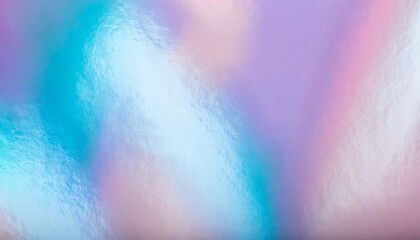 Abstract trendy holographic background. Blurred texture in shades of violet, pink, blue.